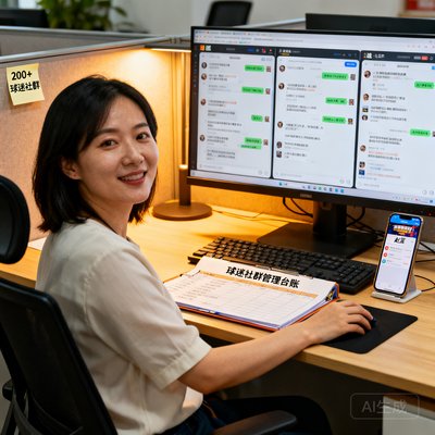 社区运营专家赵蕾，管理球迷社群超200个，活跃度极高